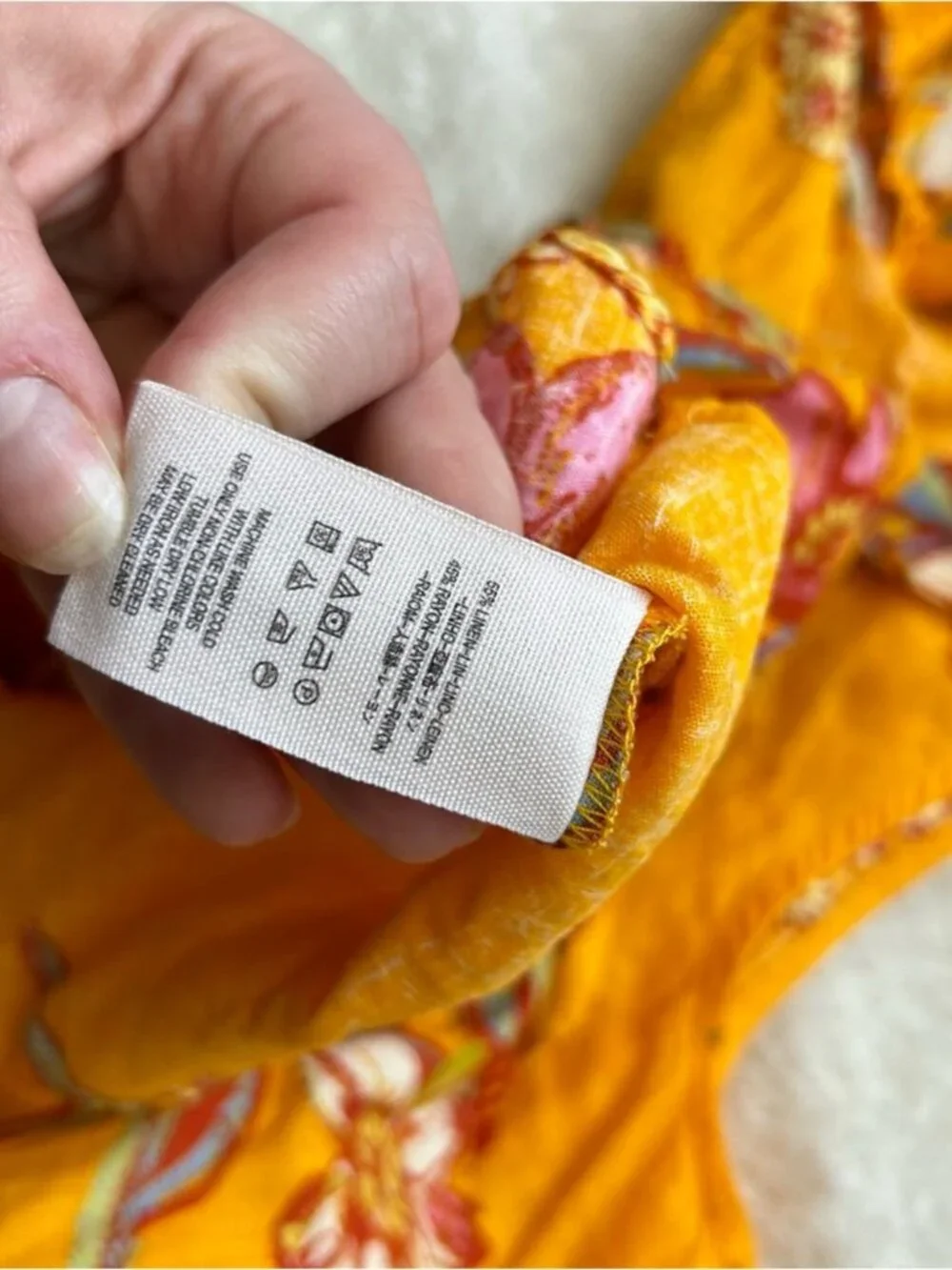 Free People Yellow Floral Ruffled Sleeveless Dress